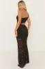 Black One Shoulder Ruched Maxi Dress - Danya sold by Rebellious Fashion