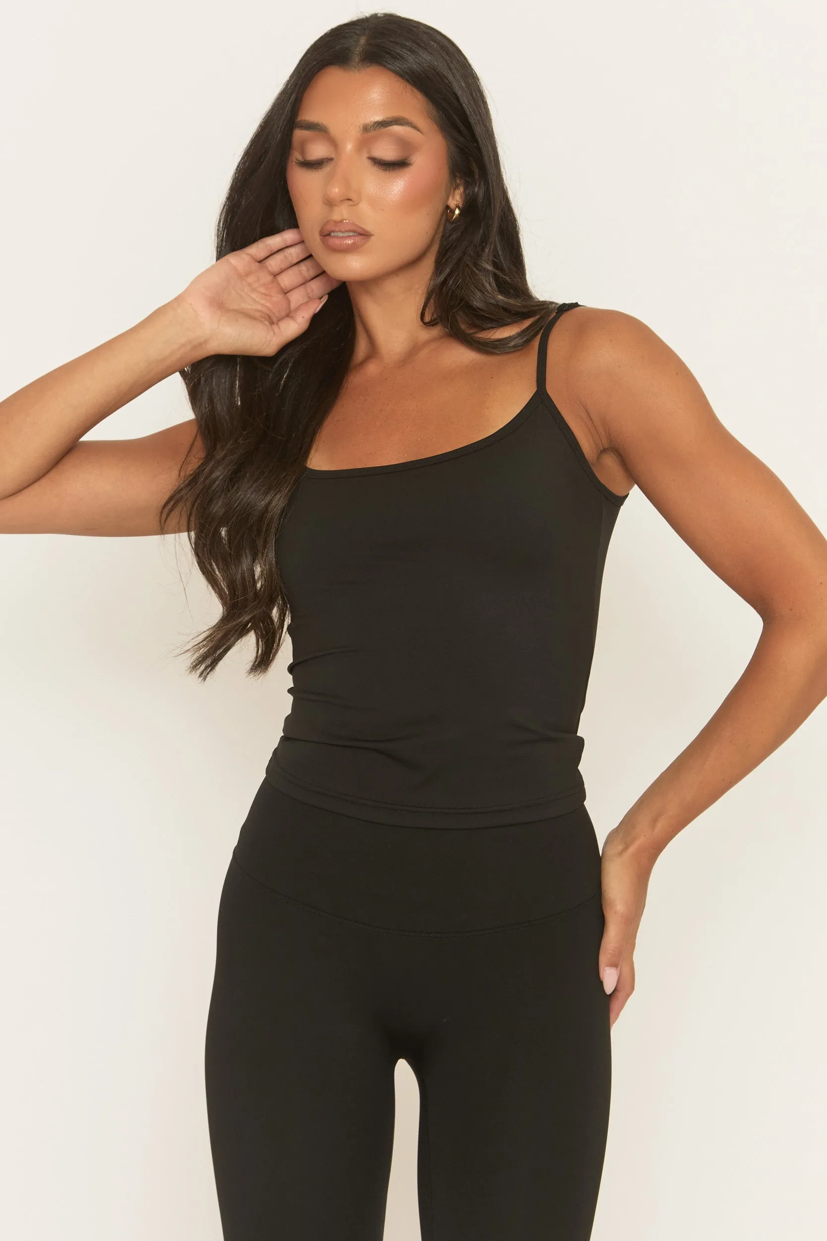 Black Active Strappy Top - Elore sold by Rebellious Fashion product image thumbnail 5
