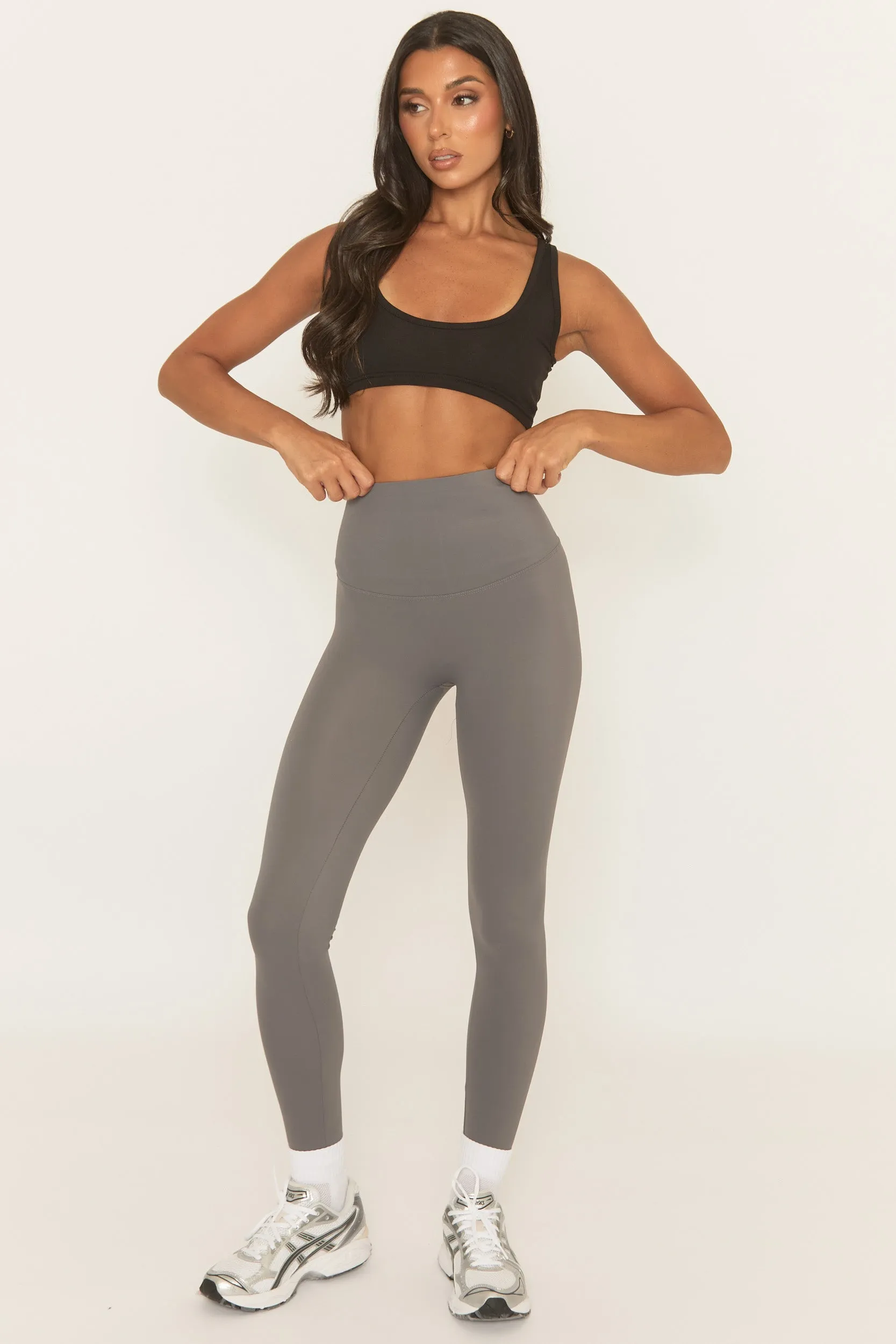 Grey Energise Activewear Leggings - Treya sold by Rebellious Fashion product image thumbnail 2