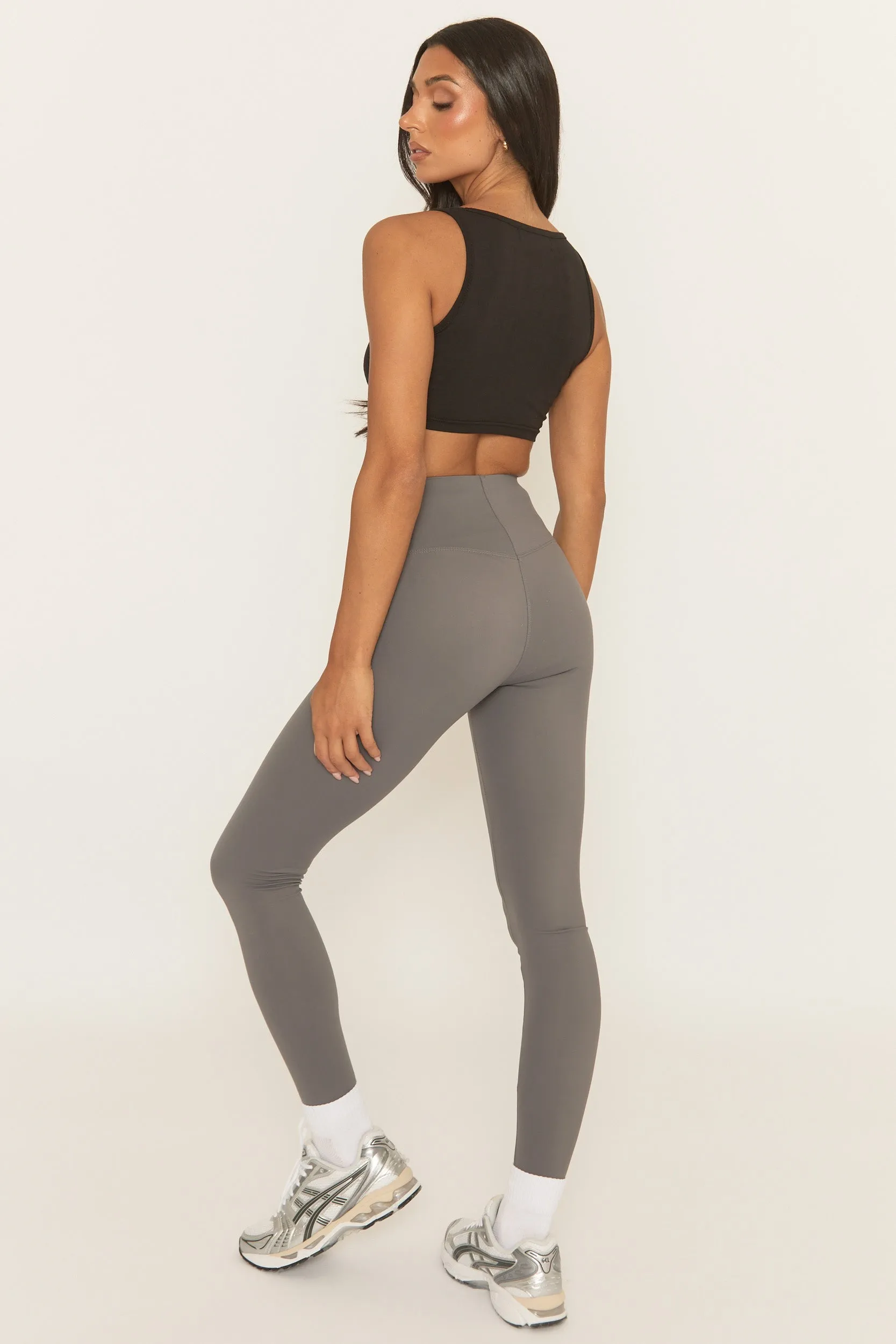 Grey Energise Activewear Leggings - Treya sold by Rebellious Fashion product image thumbnail 4