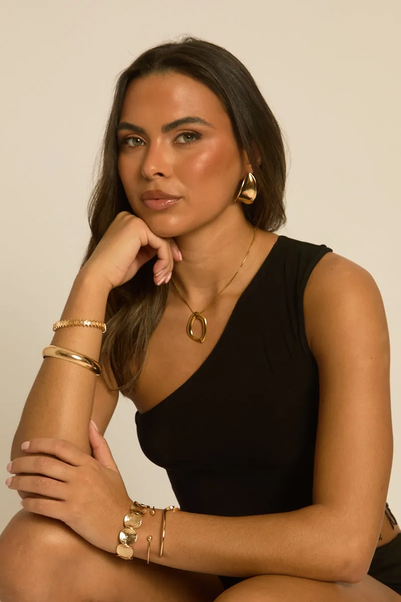 Gold Bangle Multipack - Harrietta sold by Rebellious Fashion product image thumbnail 2