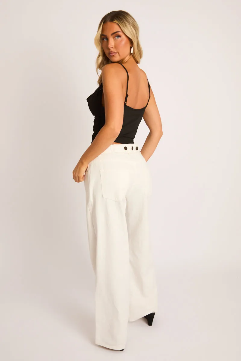 Black Lace Trim Cowl Neck Top - Libbie sold by Rebellious Fashion product image thumbnail 5