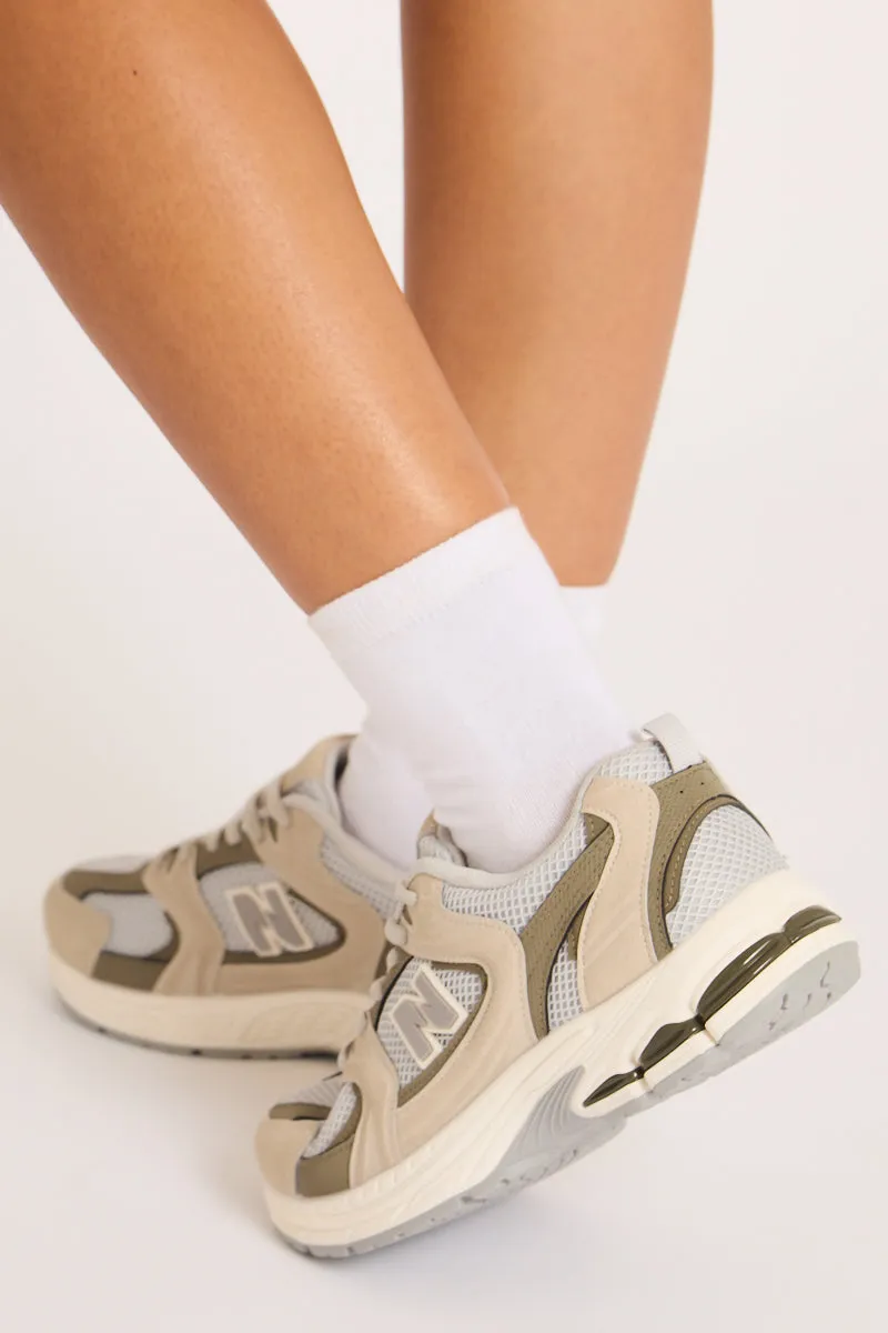 Grey Mesh Detail Chunky Trainers - Janette sold by Rebellious Fashion product image thumbnail 4