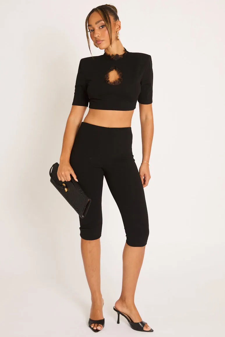 Black Capri Pants - Koko sold by Rebellious Fashion product image thumbnail 5