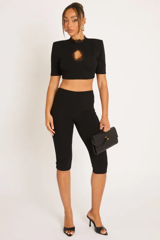Black Capri Pants - Koko made by Rebellious Fashion