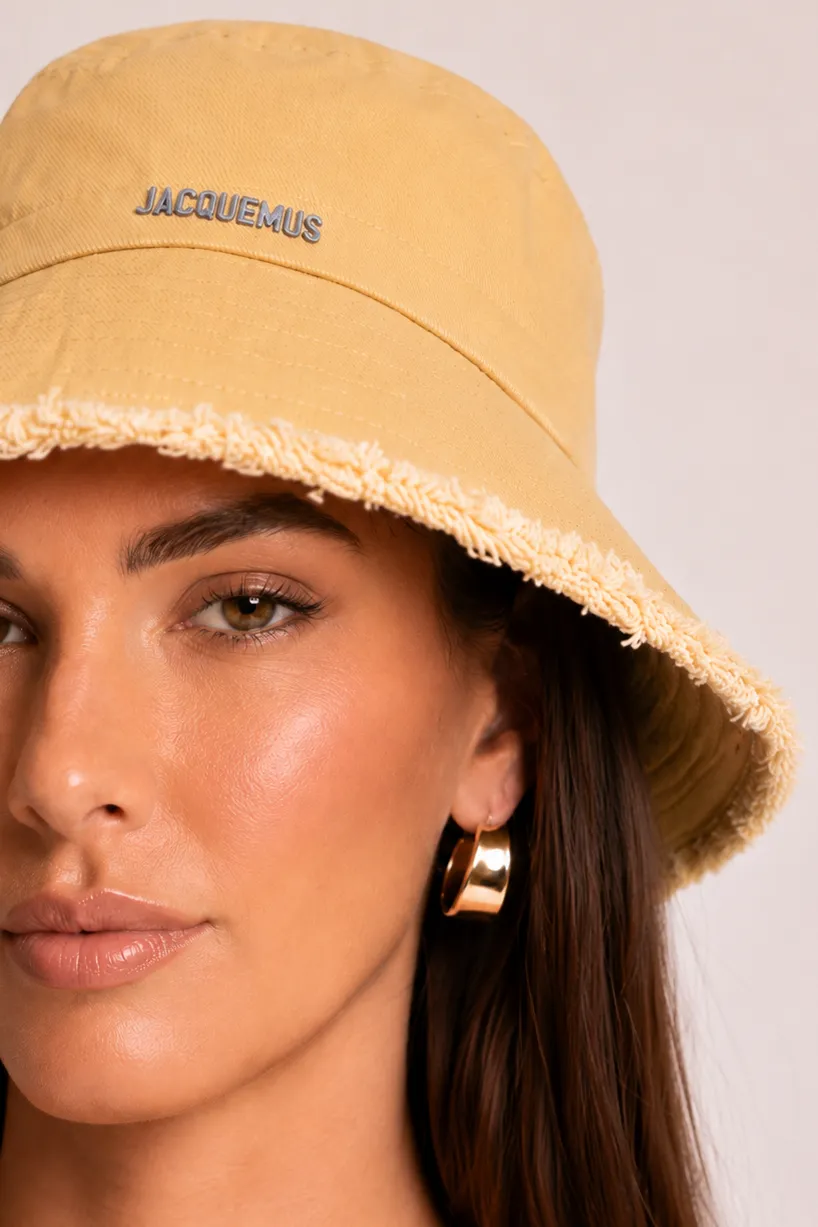 Beige Logo Detail Bucket Hat - Stella sold by Rebellious Fashion product image thumbnail 2
