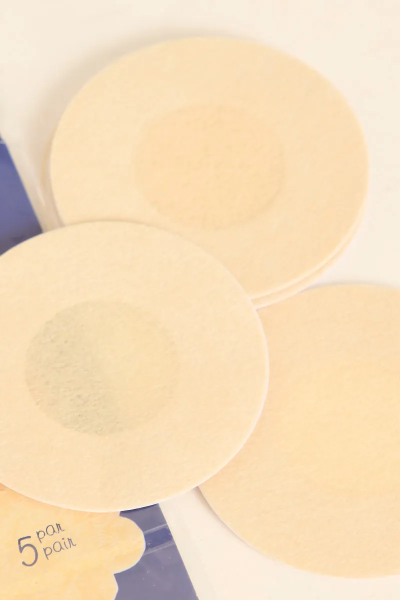 Nude Reusable Self Adhesive Nipple Covers Multipack - Nikky sold by Rebellious Fashion product image thumbnail 4