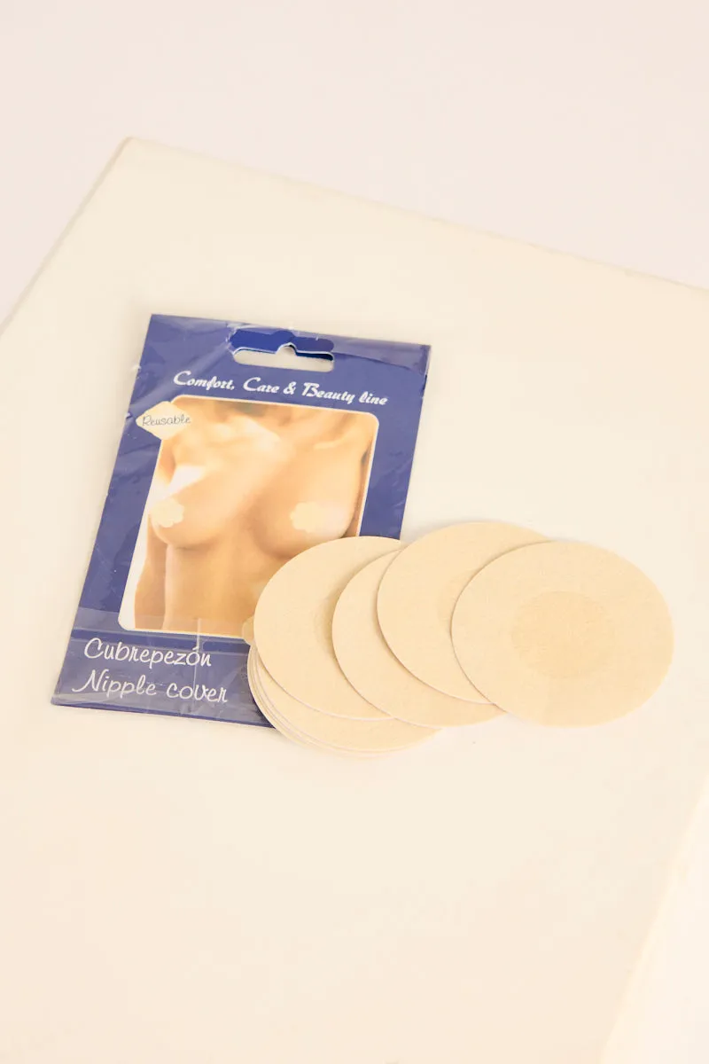 Nude Reusable Self Adhesive Nipple Covers Multipack - Nikky sold by Rebellious Fashion product image thumbnail 3