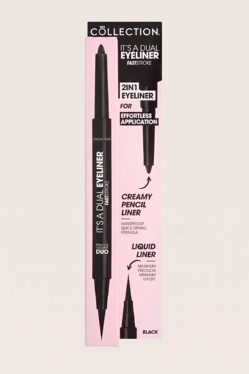 Collection Fast Stroke It's A Dual Eyeliner Black sold by Rebellious Fashion product image thumbnail 2