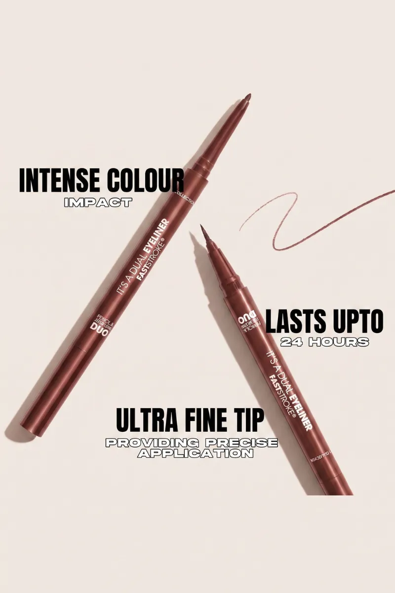 Collection Fast Stroke It's A Dual Eyeliner Brown sold by Rebellious Fashion product image thumbnail 3