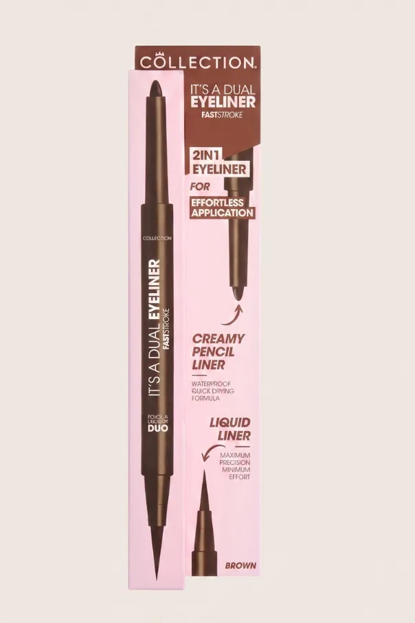 Collection Fast Stroke It's A Dual Eyeliner Brown sold by Rebellious Fashion product image thumbnail 2