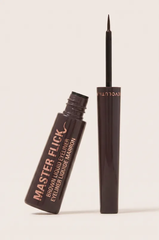Revolution Master Flick Dip Liquid Eyeliner Mocha Brown made by Rebellious Fashion