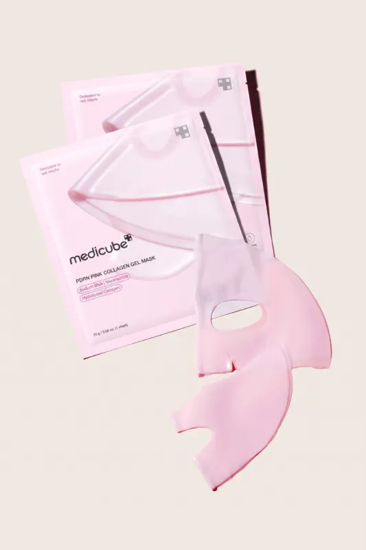 Medicube PDRN Pink Collagen Gel Mask 4 Pack made by Rebellious Fashion
