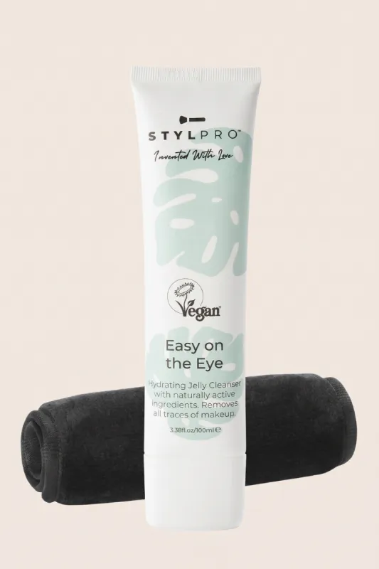 Stylpro 100ml Easy On The Eye Makeup Remover & Cloth made by Rebellious Fashion