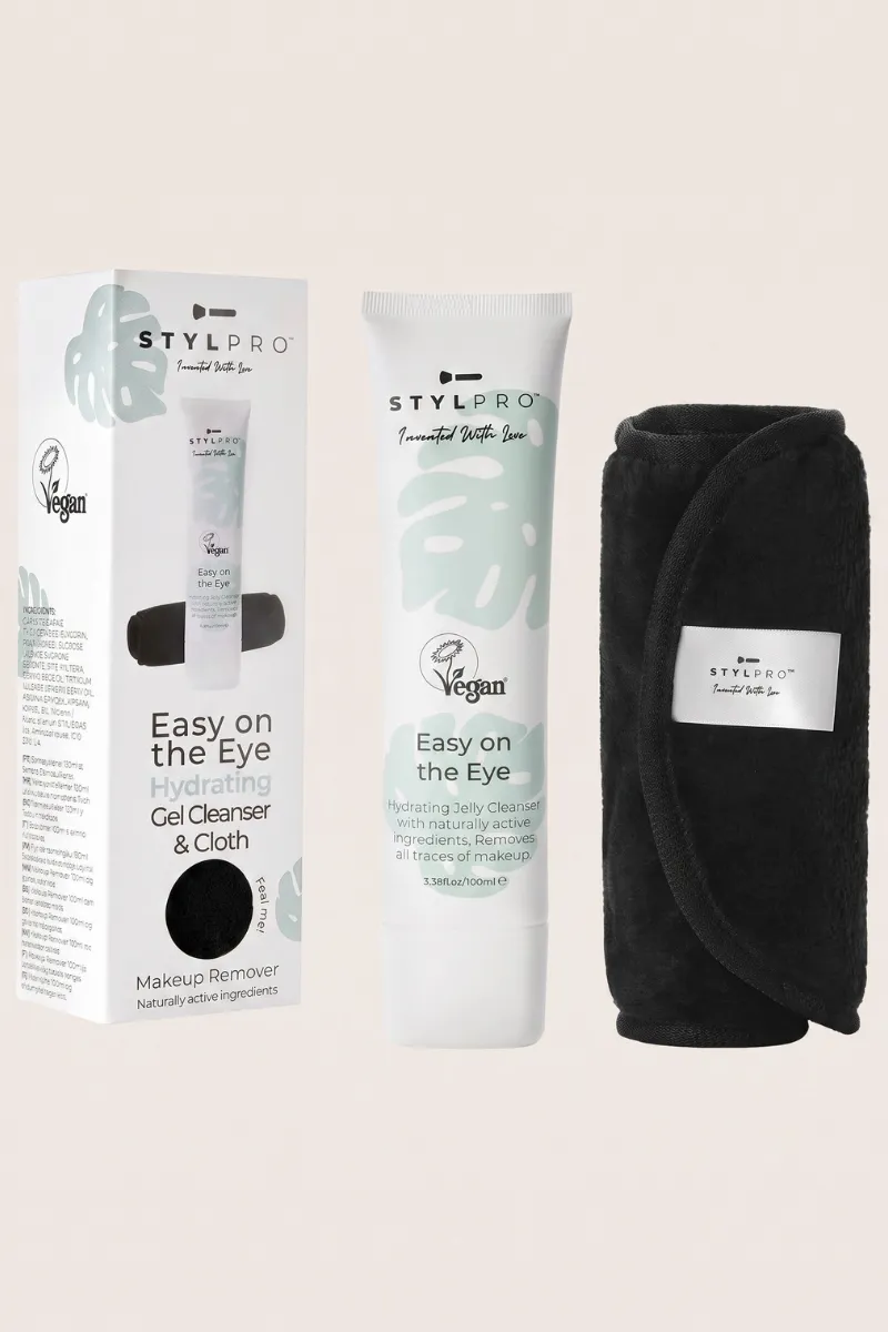 Stylpro 100ml Easy On The Eye Makeup Remover & Cloth sold by Rebellious Fashion product image thumbnail 3