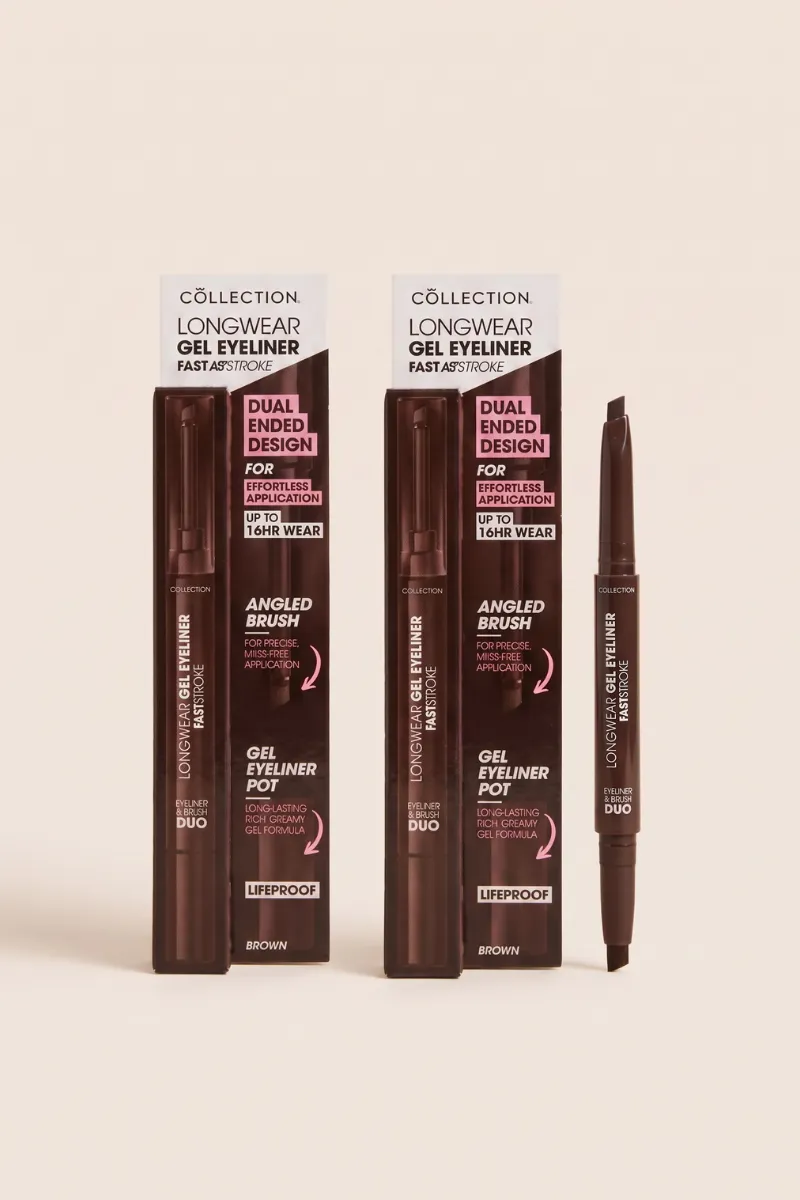 Collection Fast Stroke Longwear Gel Eyeliner Pot & Brush Brown sold by Rebellious Fashion product image thumbnail 4
