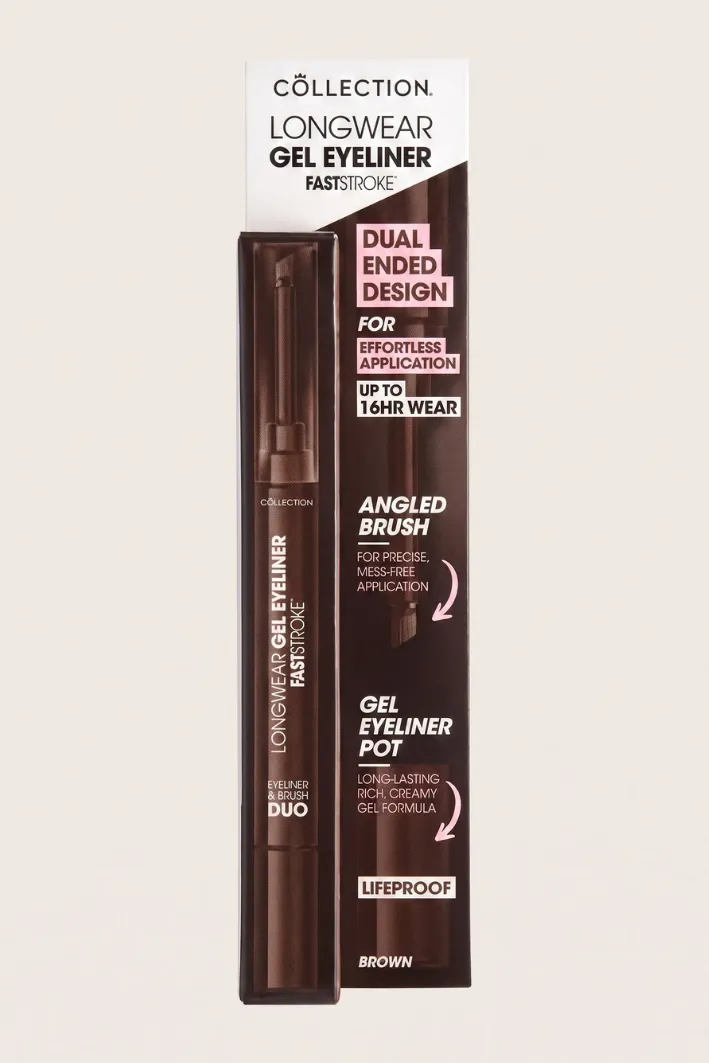 Collection Fast Stroke Longwear Gel Eyeliner Pot & Brush Brown sold by Rebellious Fashion product image thumbnail 2