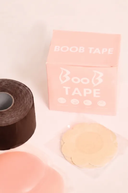 Brown Body Lift Boob Tape - Darlah made by Rebellious Fashion