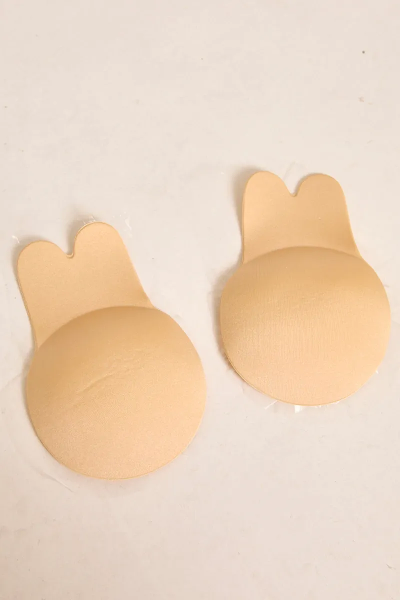 Nude Invisible Push Up Stick On Nipple Covers - Macie sold by Rebellious Fashion product image thumbnail 4