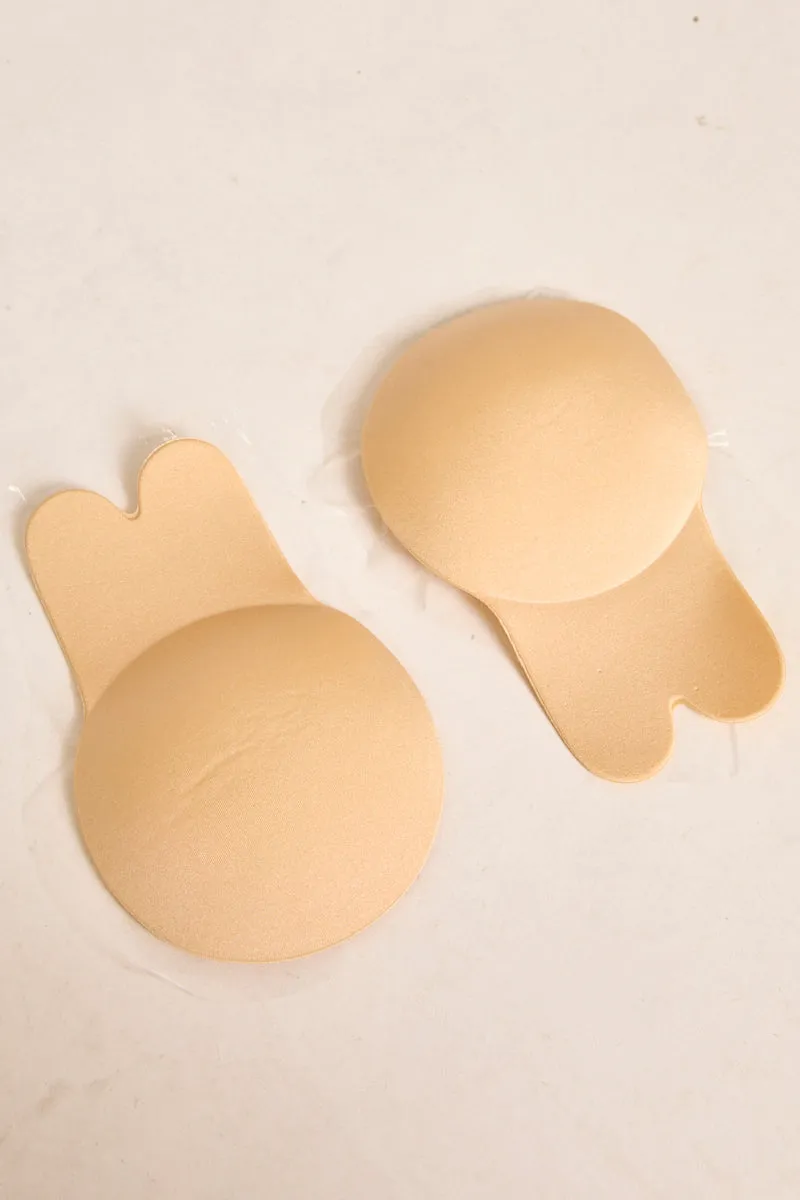 Nude Invisible Push Up Stick On Nipple Covers - Macie sold by Rebellious Fashion