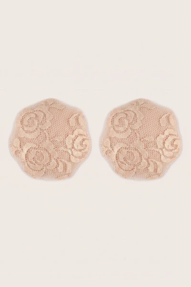 Nude Lace Nipple Covers - Marla sold by Rebellious Fashion product image thumbnail 4