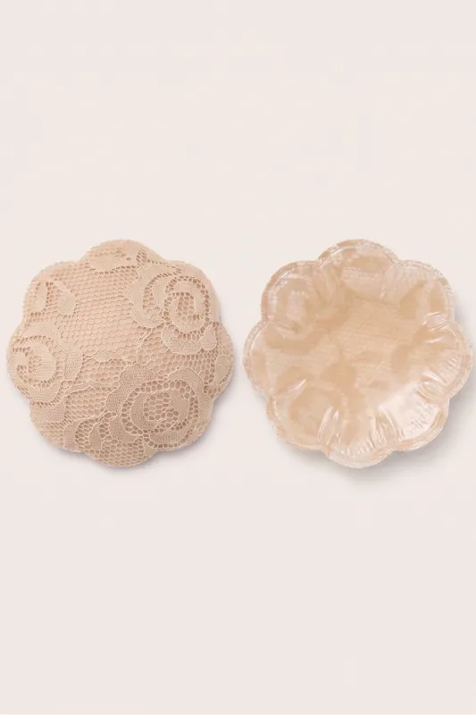 Nude Lace Nipple Covers - Marla made by Rebellious Fashion