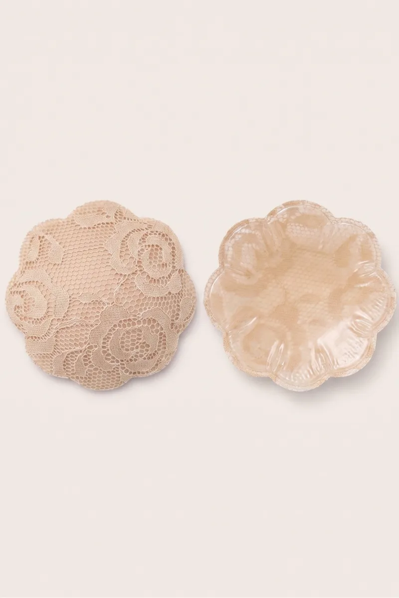 Nude Lace Nipple Covers - Marla sold by Rebellious Fashion