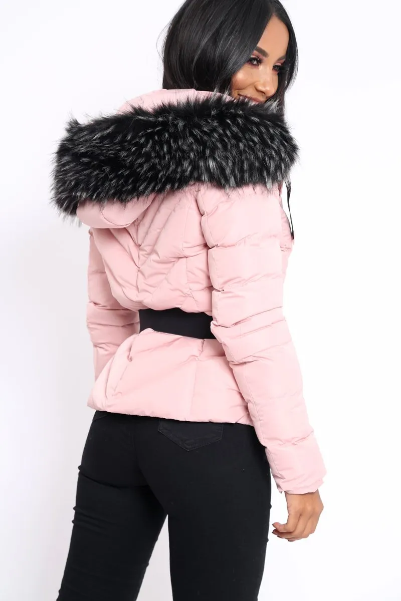 Pink Quilted Coat - Poppie sold by Rebellious Fashion product image thumbnail 4