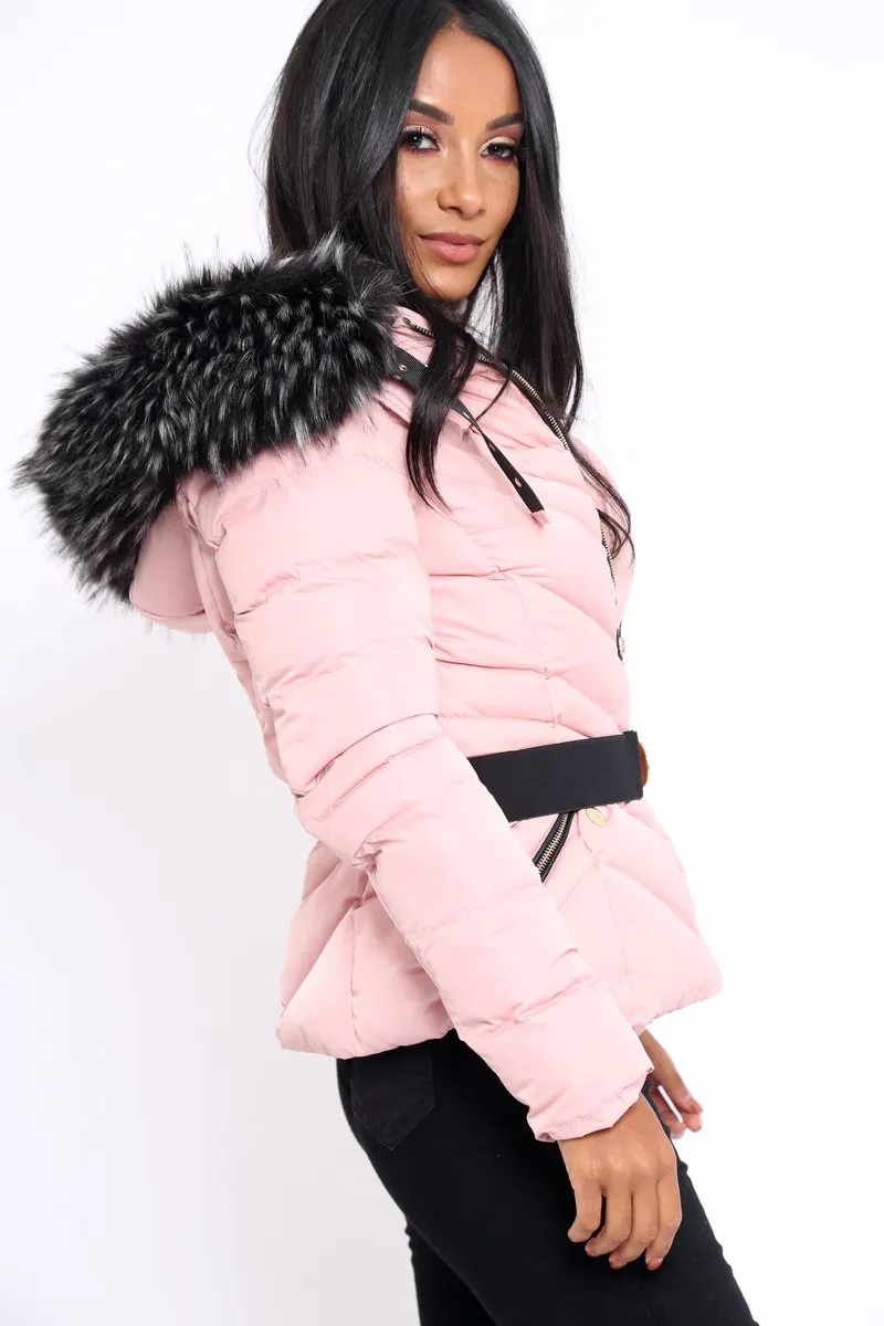 Pink Quilted Coat - Poppie sold by Rebellious Fashion product image thumbnail 3