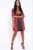 Red Tartan Long Blazer - Kerrie sold by Rebellious Fashion