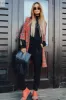 Red Tartan Long Blazer - Kerrie sold by Rebellious Fashion