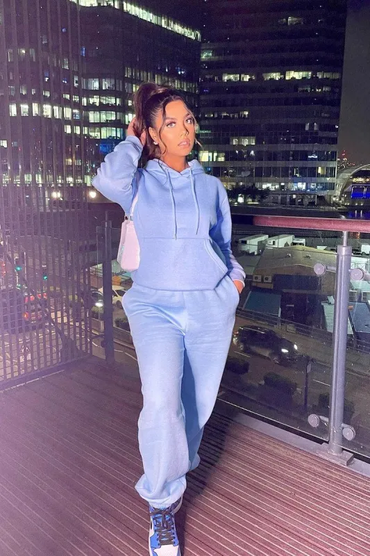Blue Soft Fleece Hoodie - Maia made by Rebellious Fashion