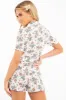 White Floral Plunge Belted Playsuit - Sway sold by Rebellious Fashion