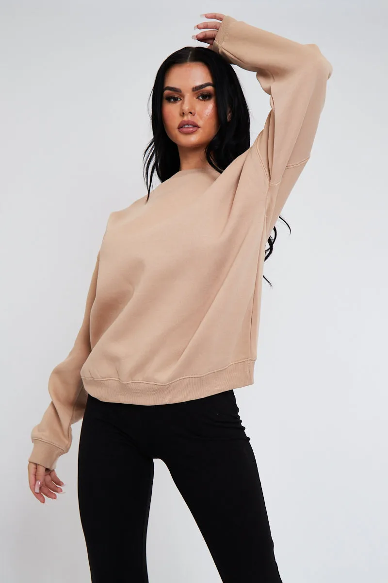 Sand Oversized Sweatshirt - Tesse sold by Rebellious Fashion product image thumbnail 4