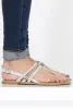 Silver Sparkle Sling Back Sandals- Lula sold by Rebellious Fashion