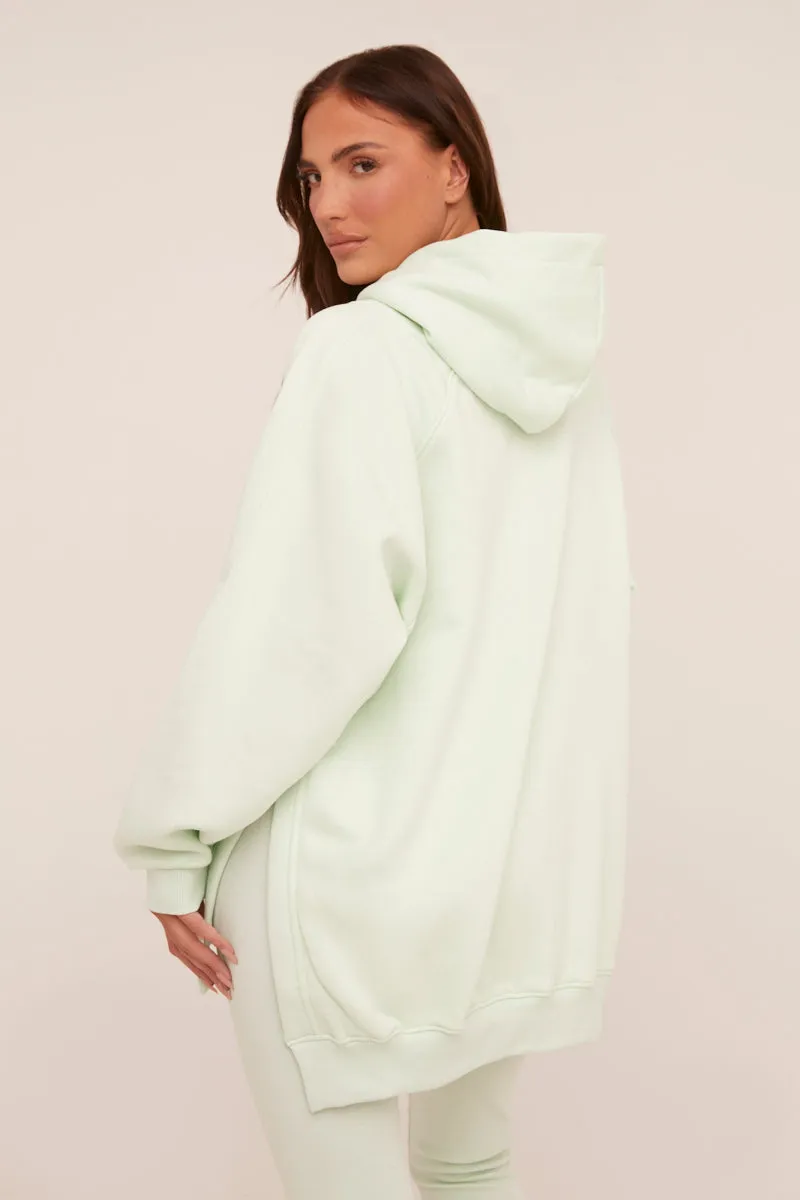 Mint Oversized Hoodie And Leggings Co-ord Set - Renee sold by Rebellious Fashion product image thumbnail 5