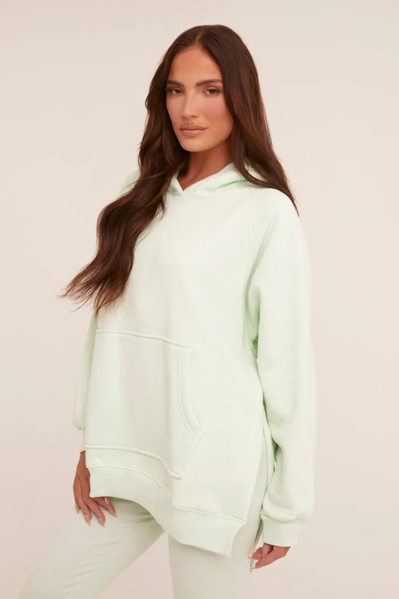 Mint Oversized Hoodie And Leggings Co-ord Set - Renee sold by Rebellious Fashion product image thumbnail 3