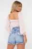 Pink Front Ruching Crop Top - Maxie sold by Rebellious Fashion