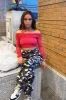Hot Pink Mesh Bardot Crop Top - Cece sold by Rebellious Fashion