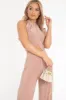 Rose Slinky Halterneck Wrap Top - Giovanna sold by Rebellious Fashion