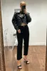 Black High Waist Turn Up Hem Wide Leg Jeans - Bianka sold by Rebellious Fashion