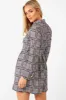 Red Black Check Wrap Blazer Dress - Emry sold by Rebellious Fashion