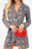 Red Black Check Wrap Blazer Dress - Emry sold by Rebellious Fashion