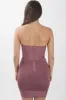 Purple Bandage Textured Bandeau Mini Dress - Megan sold by Rebellious Fashion
