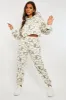 Green Tie Dye Cropped Oversized Hoodie and Joggers Co-ord - Karenza sold by Rebellious Fashion