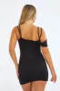Black Corset Detail Bodycon Mini Dress - Vera sold by Rebellious Fashion