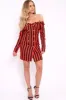 Red Stripe Button Detail Dress - Aaliyana sold by Rebellious Fashion