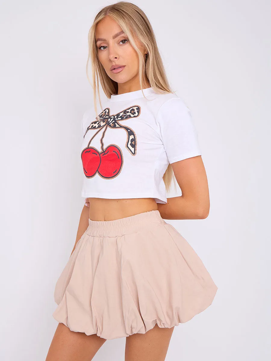 Puff Ball Summer Mini Skirt - Malia sold by Storm Desire product image thumbnail 2