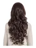Olivia Curly Full Head Wig in Chocolate Brown sold by Storm Desire