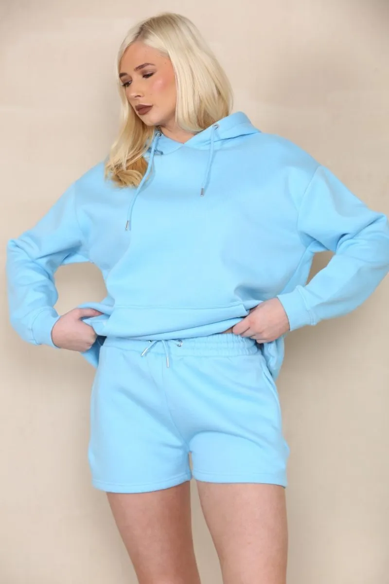 Oversized Hoodie & Shorts Fleece Co-ord - Eliana sold by Storm Desire product image thumbnail 4